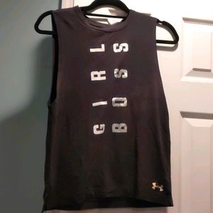 Under Armour HeatGear Size Sm Girl Boss Muscle Tee
